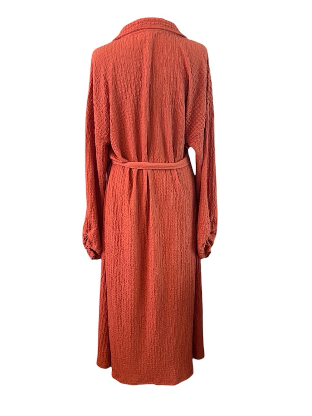 Anthropologie Waffle Wrap Dress - XL - Picture 4 of 8